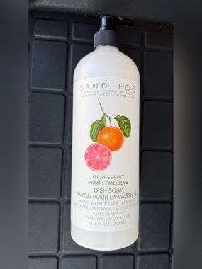 ✨NEW✨ Sand + Fog: Grapefruit Dish Soap (750mL plastic bottle)